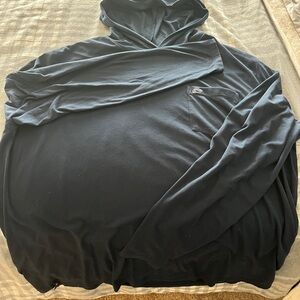 Vineyard Vines Navy Blue Hooded Long Sleeve Shirt Edgartown XL